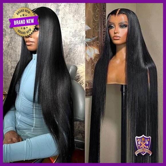 13x6 Full Frontal Lace Wig Human Hair 20 Inch Straight Brazilian Virgin